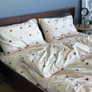Постільна білизна Washed Cotton Сердечко
