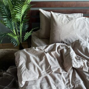 Комплект постільної білизни Washed Cotton бежевий